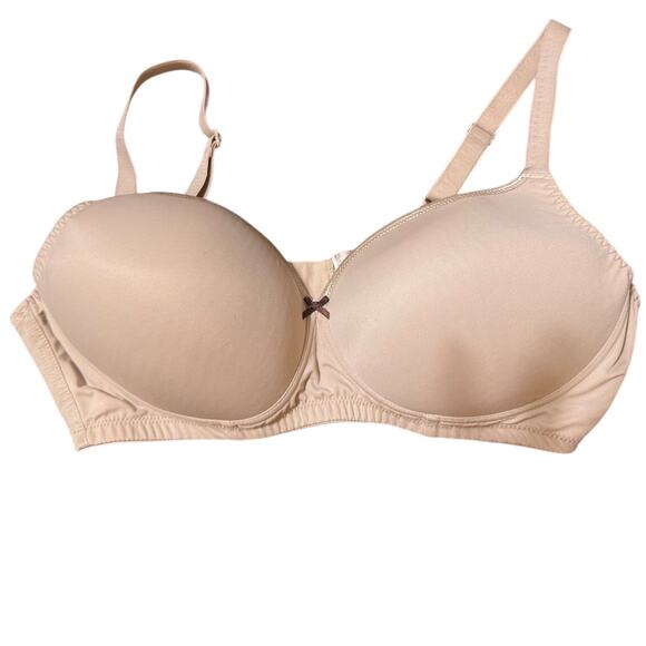Fit Fully Yours Fawn Soft Cup Bra Wireless Bundle 2 Bras One Beige One Pink 36C - Picture 2 of 16